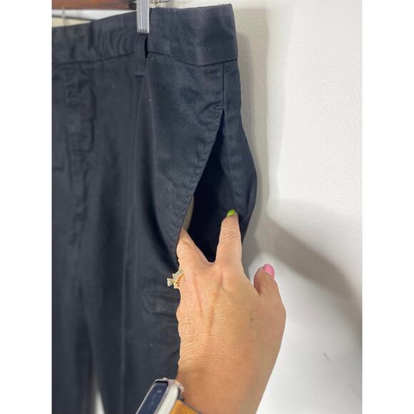 BR Banana Republic black dress pants chinos khakis 35 x 32 waist 35 length 32 - Picture 4 of 16